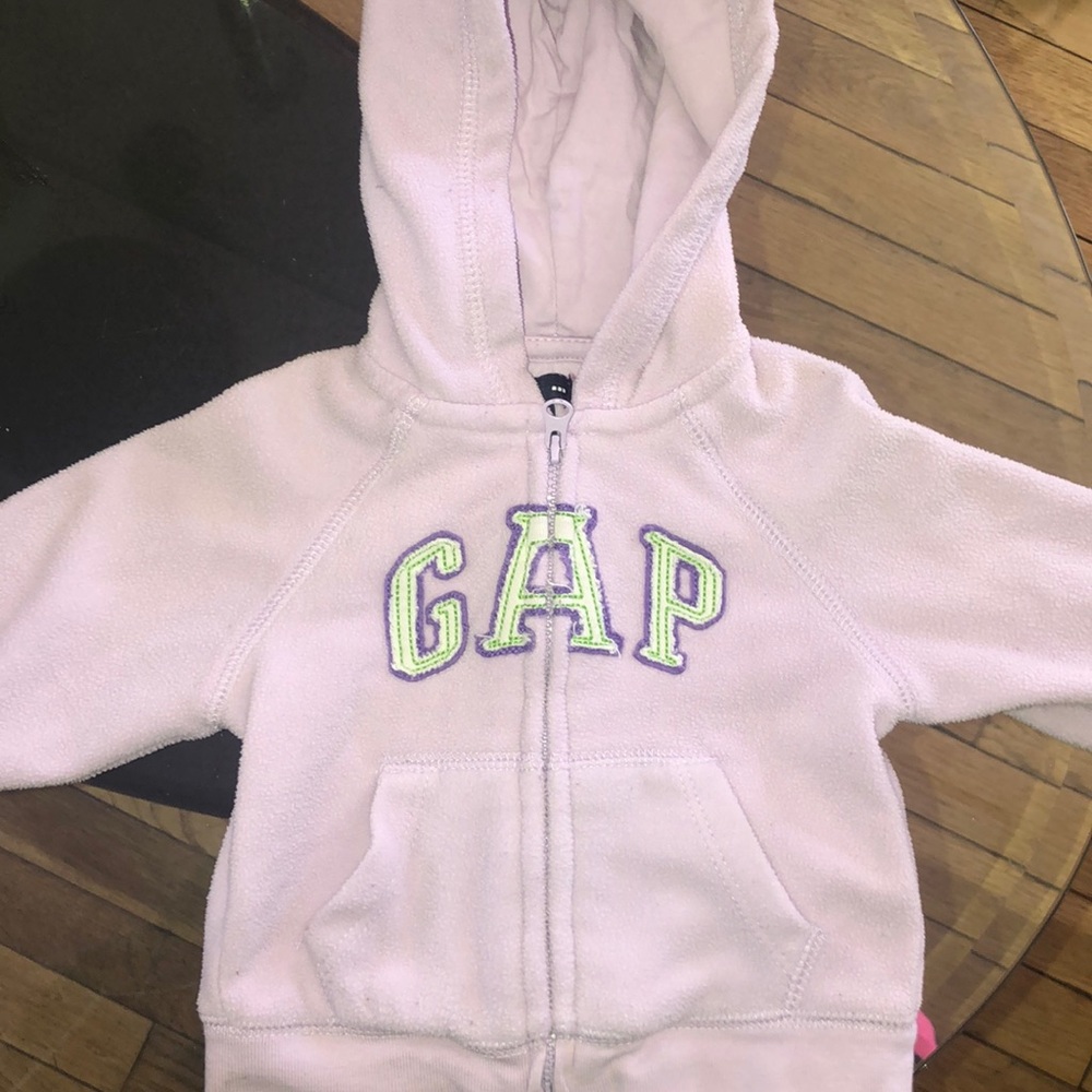 babyGap hooded fleece jacket